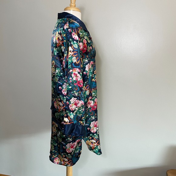 Vintage Victoria's Secret Gold Label Silky Oversized Sleep Shirt M - Picture 3 of 12